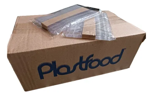 Mexedor Plastfood Drink Slim Cristal - Caixa com  5000 unidades