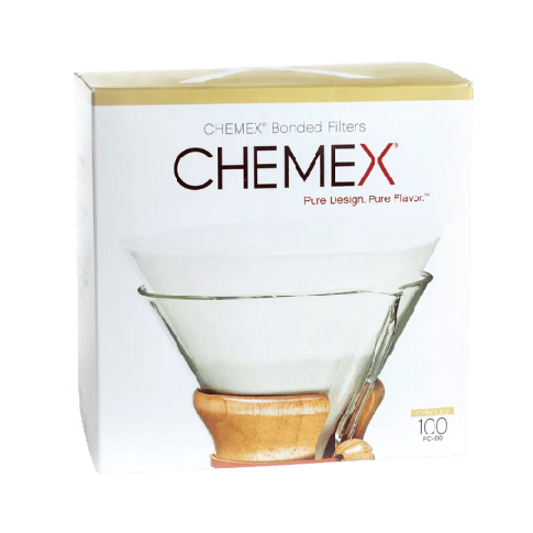 FILTRO CIRCULAR PRÉ DOBRADO PARA CHEMEX 100 UN (6 a 8 Xícaras)