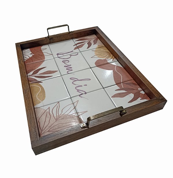 Bandeja de Azulejo - Terracota