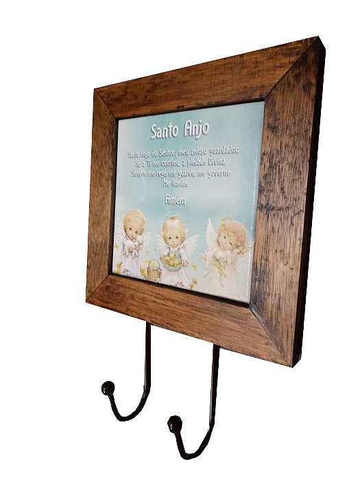 Quadro cabideiro - Santo anjo