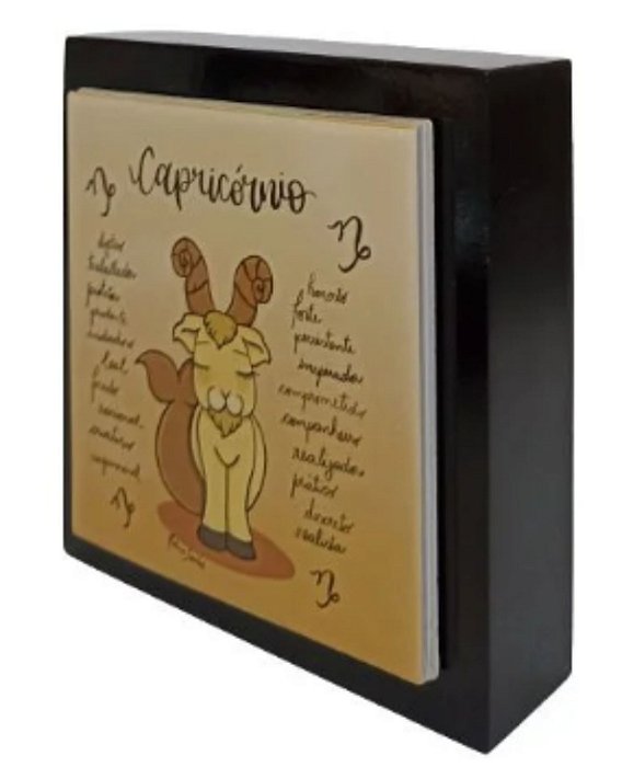 Cubo Preto Signo Capricórnio