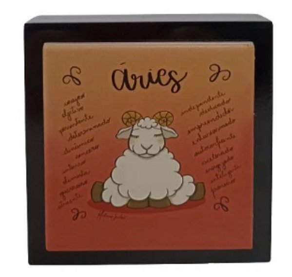 Cubo Preto Signo Áries