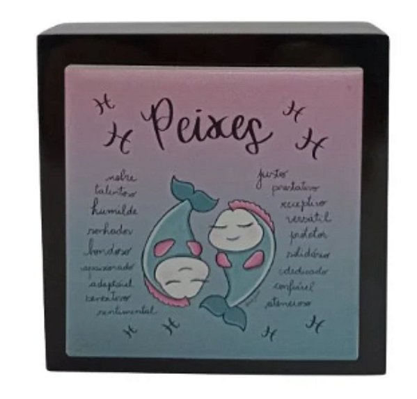 Cubo Preto Signo Peixes