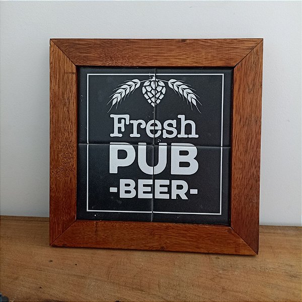 Quadro de azulejo - Pub