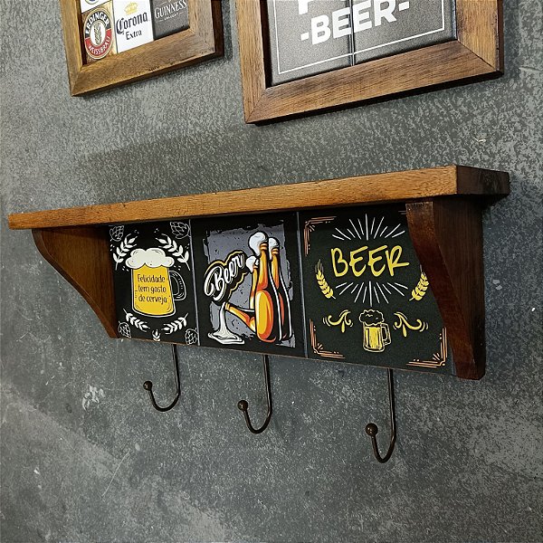 Prateleira de azulejo - Beer