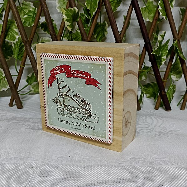 Cubo Signo Trenó natal