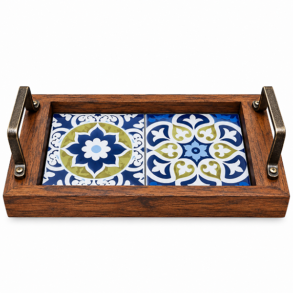Bandeja Az Lavabo - Mandalas Azuis