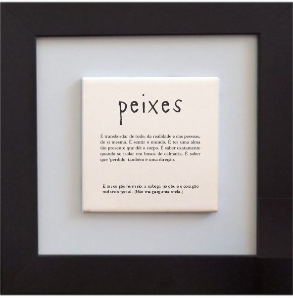 Quadro de azulejo  - Peixes