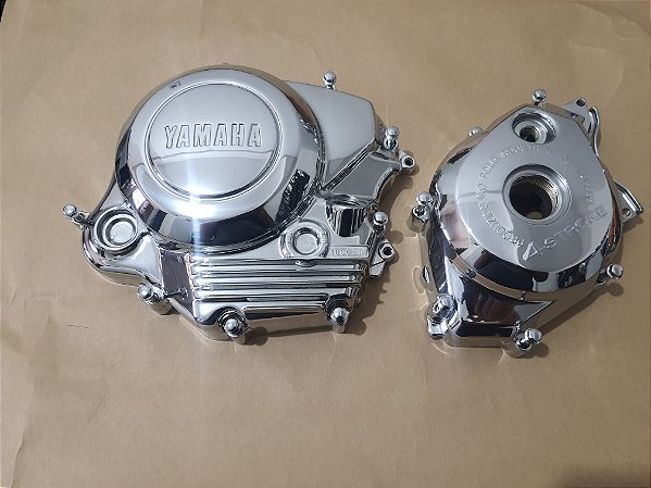 Kit tampas laterais ybr 125 es com parafusos