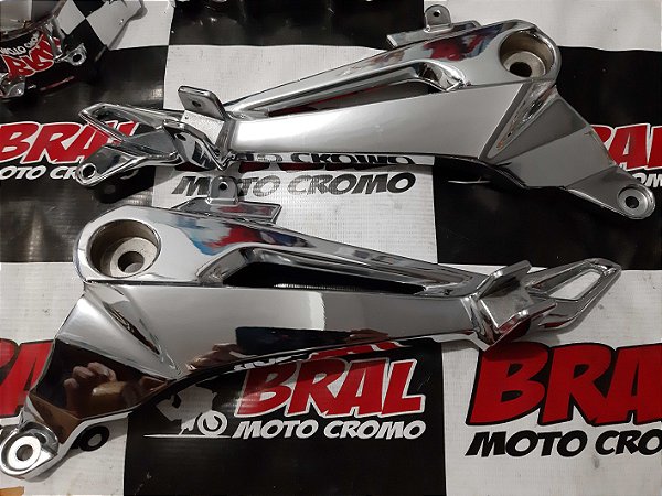 Par de bacalhau Titan/CG150 2014/15 novos cromados