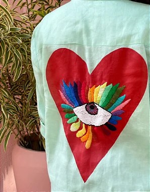 Camisa Alma e Coração Menta