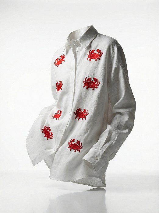 Camisa Caranguejo Branca