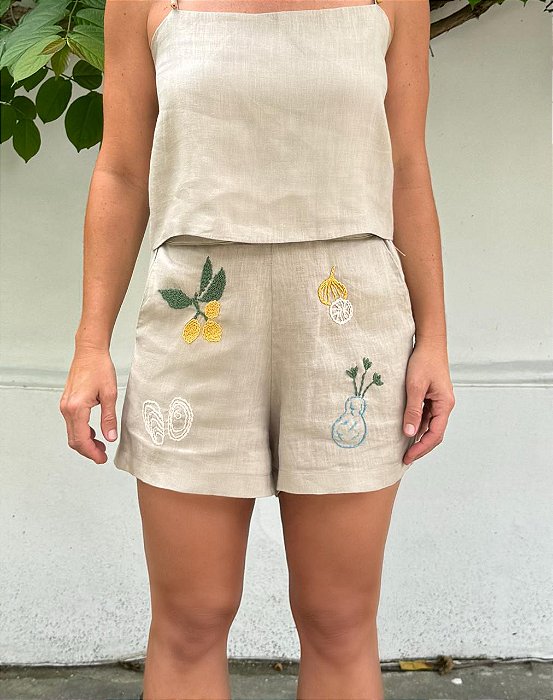 Short Oliva Areia