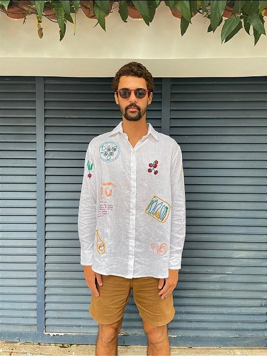 Camisa Masculina Oliva