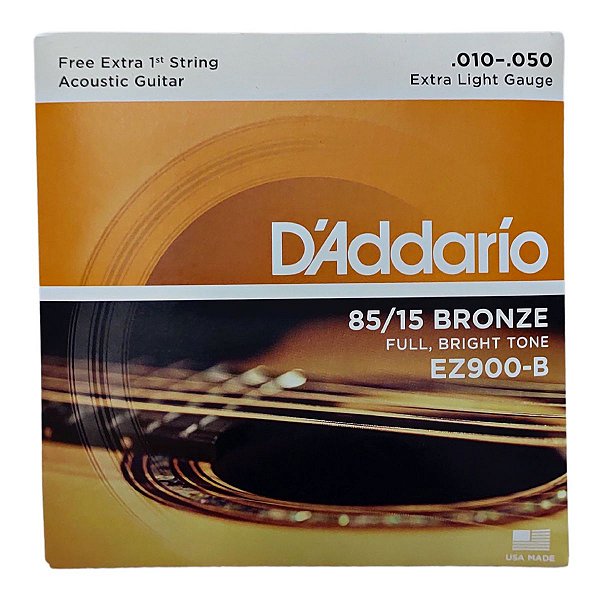 ENCORD VIOLÃO AÇO 010 - D'ADDARIO EZ900B