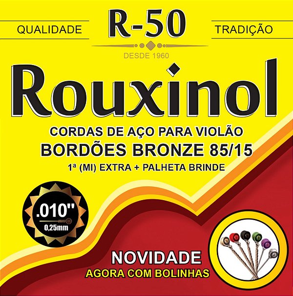 ENCORD VIOLÃO AÇO 010 - ROUXINOL R50