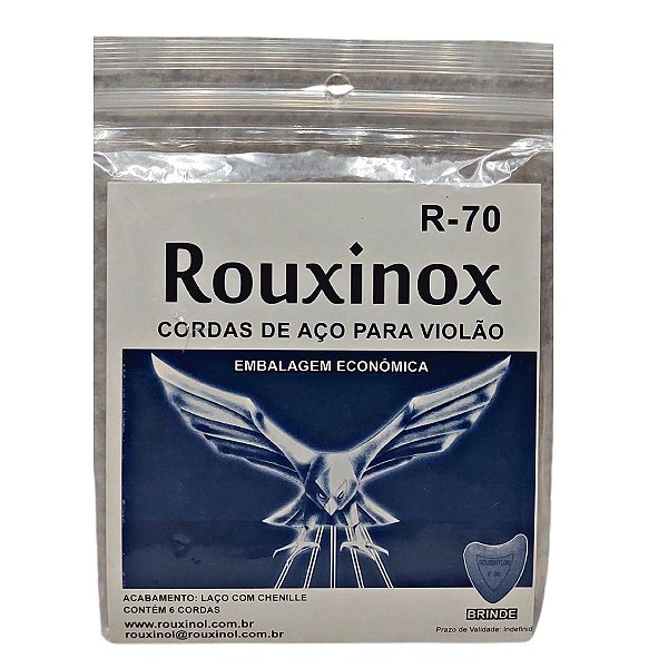 ENCORD VIOLÃO AÇO C/ CHENILLE - ROUXINOL R70