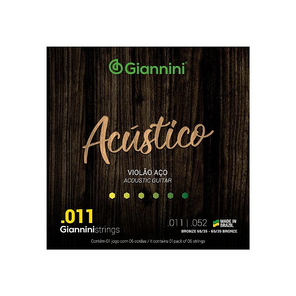 ENCORD VIOLÃO AÇO 011 - ACÚSTICO