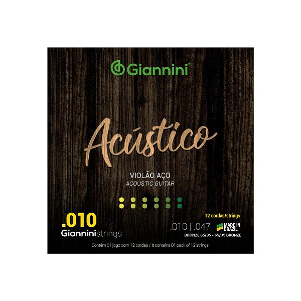 ENCORD VIOLÃO 12 CDS 010 - ACÚSTICO