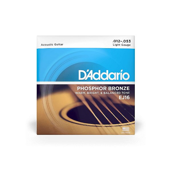 ENCORD VIOLÃO AÇO 012 - D'ADDARIO EJ16