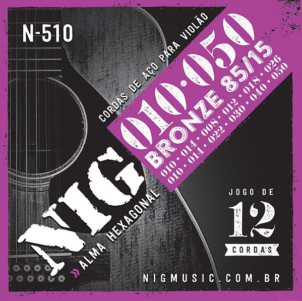 ENCORD VIOLÃO 12 CDS. 010 - NIG N510
