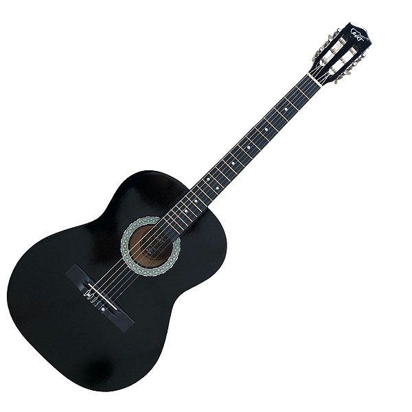 VIOLAO ACUSTICO PRETO - 39CBK