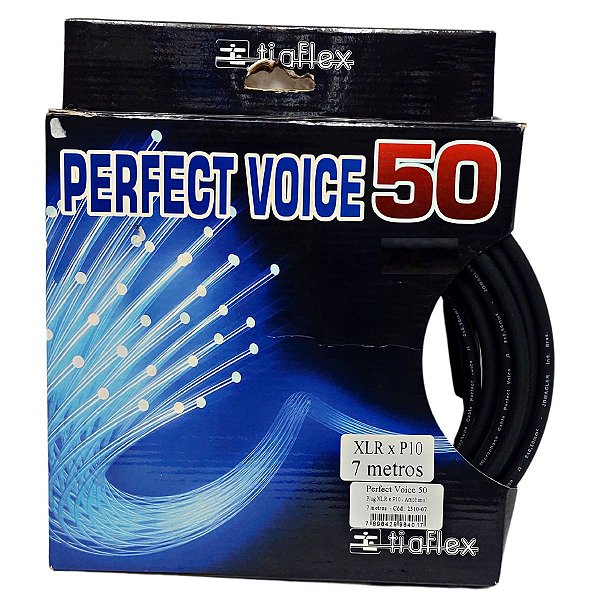 CABO MICROFONE 7M - PERFECT VOICE 50