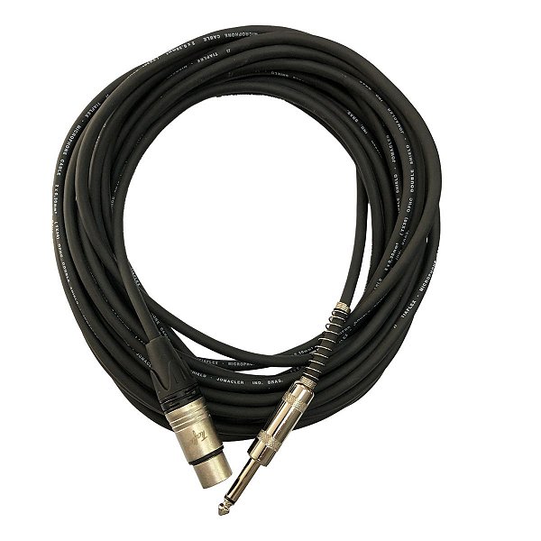 CABO MICROFONE 10M - (2 x 0,30mm)