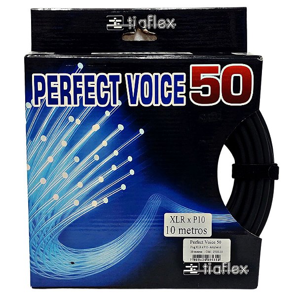 CABO MICROFONE 10M - PERFECT VOICE 50