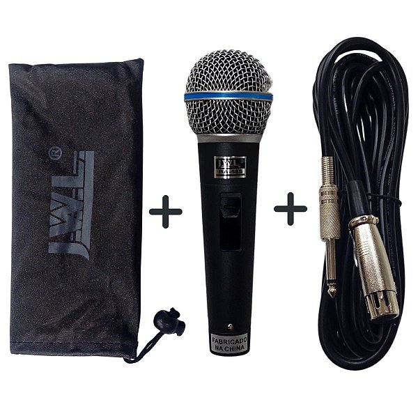 MICROFONE COM FIO - JWL BA58S