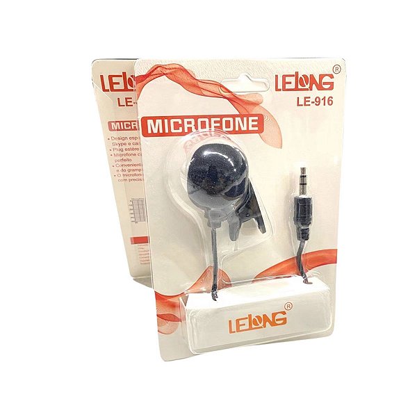 MICROFONE LAPELA C/ FIO