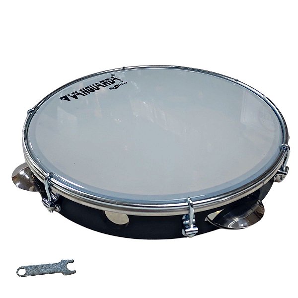 PANDEIRO 10" VANGUARDA ABS PRETO - VANGUARDA