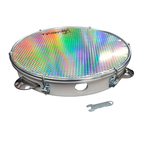 PANDEIRO 10" ABS HLG - BRANCO