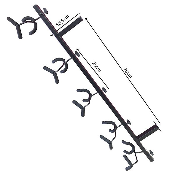SUPORTE INSTRUMENTOS PAREDE C/ 5 - SATY