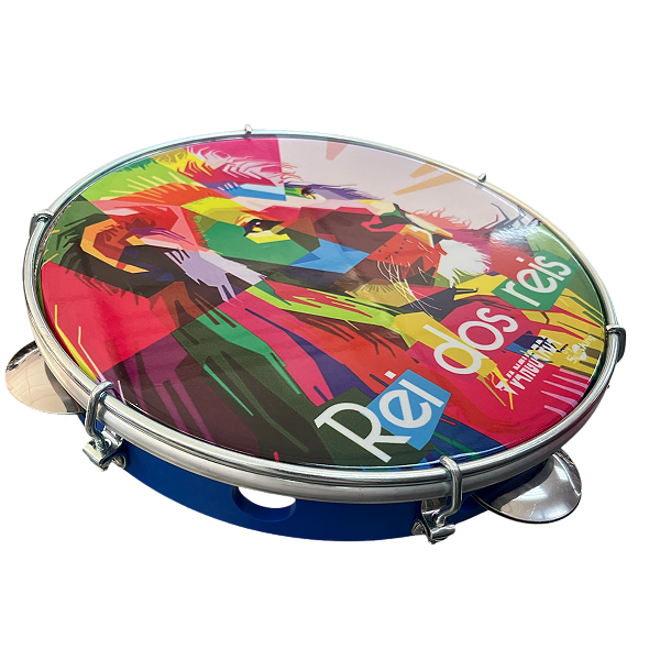 PANDEIRO 10" REI DOS REIS ABS AZUL - VANGUARDA