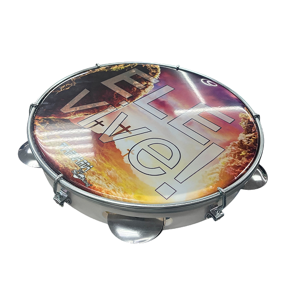 PANDEIRO 10" BRANCO ELE VIVE - VANGUARDA
