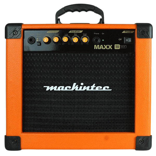 AMP GUITARRA - MACKINTEC MAXX 15 LARANJA