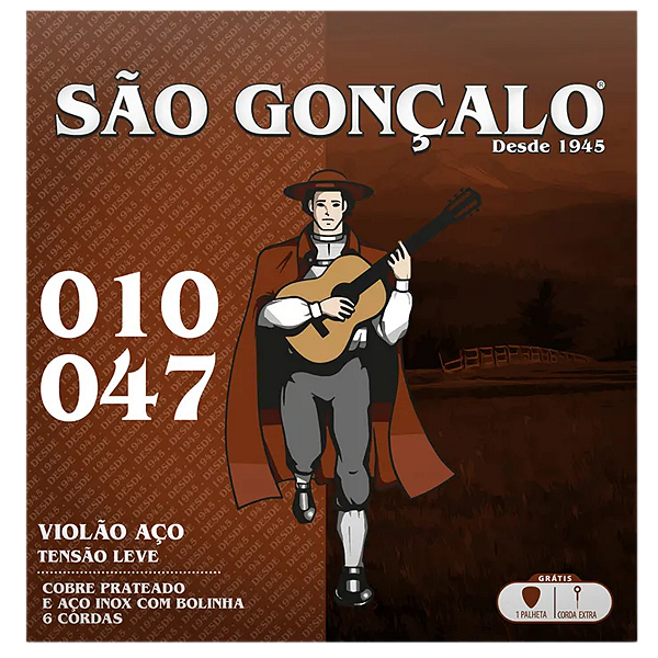 ENCORD VIOLÃO ESTUD AÇO - SAO GONÇALO