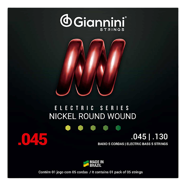 ENCORD BAIXO 5 CDS 0.45 - GIANNINI