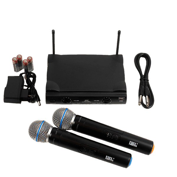 MICROFONE SEM FIO DUPLO - JWL U585