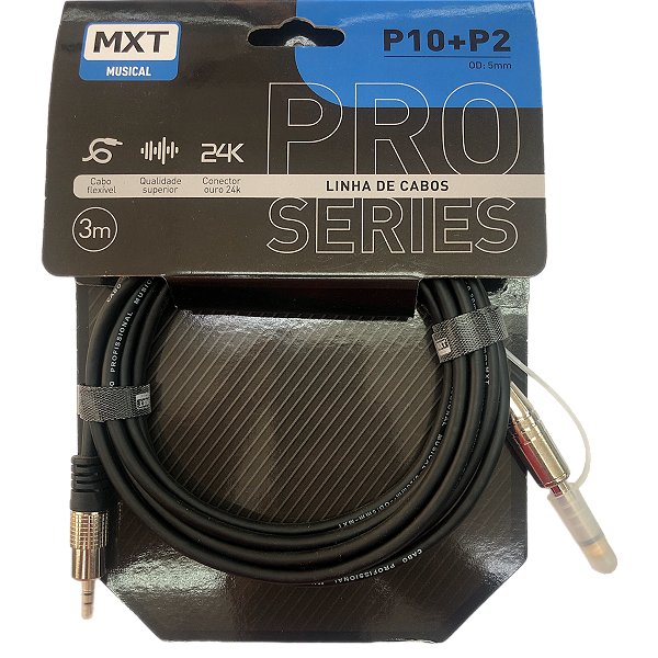 CABO P2 X P10 MONO 3M - PRO SERIES