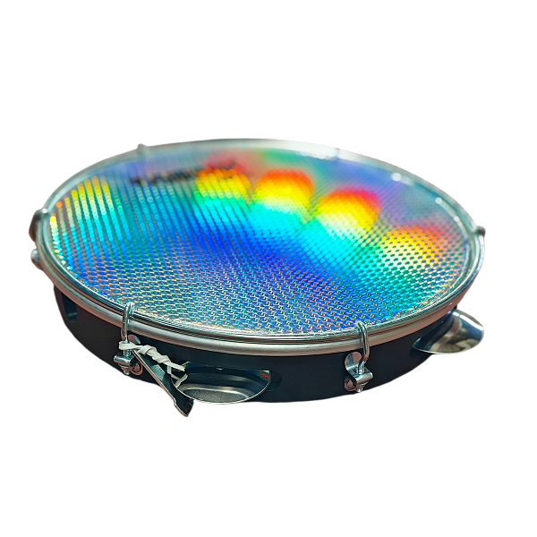 PANDEIRO 10" HOLOG PRETO - VANGUARDA