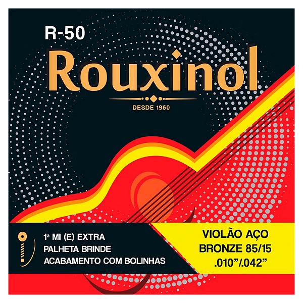ENCORD VIOLÃO AÇO ESTUDANTE - ROUXINOL R50
