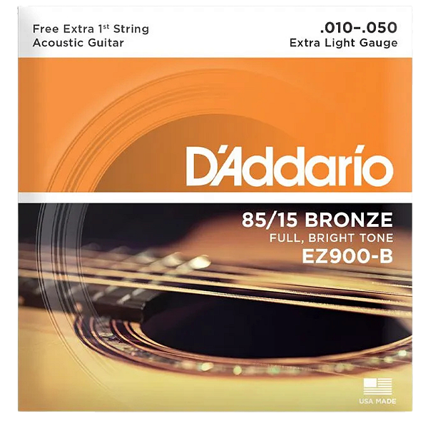 ENCORD VIOLÃO AÇO 010 - D'ADDARIO EZ900B