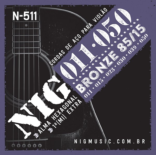 ENCORD VIOLÃO AÇO 011 - NIG N511