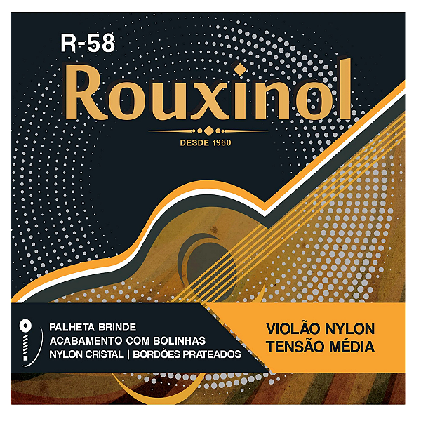 ENCORD VIOLÃO NY ESTUDANTE - ROUXINOL R58