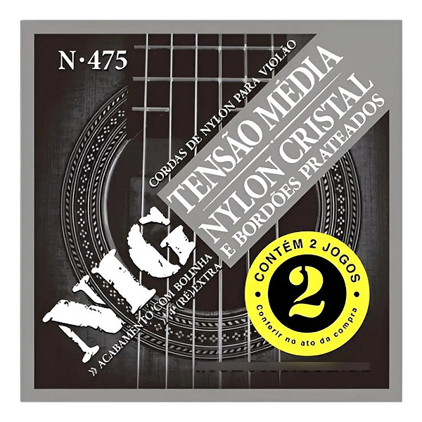 ENCORD VIOLÃO NY - NIG 2N475 (C/ 1 JOGO)
