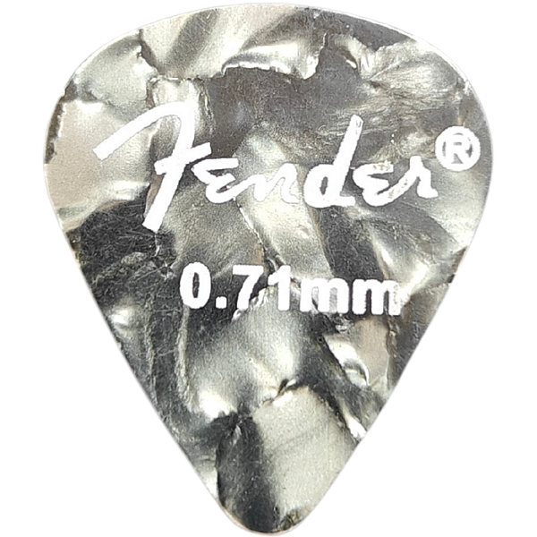 PALHETA MEDIA 0,71MM CELULOIDE - FENDER