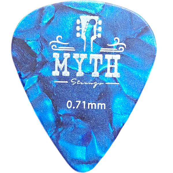 PALHETA MEDIA 0,71MM CELULOIDE - MYTH