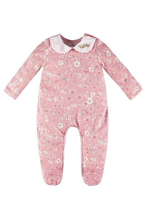 Kit De Saída De Maternidade Rosa Floral Bebe Menina Up Baby